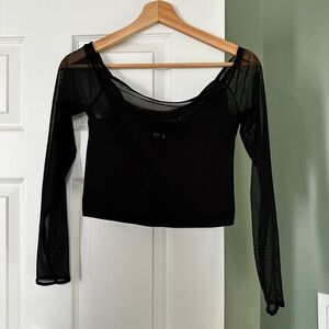Abercrombie mesh top